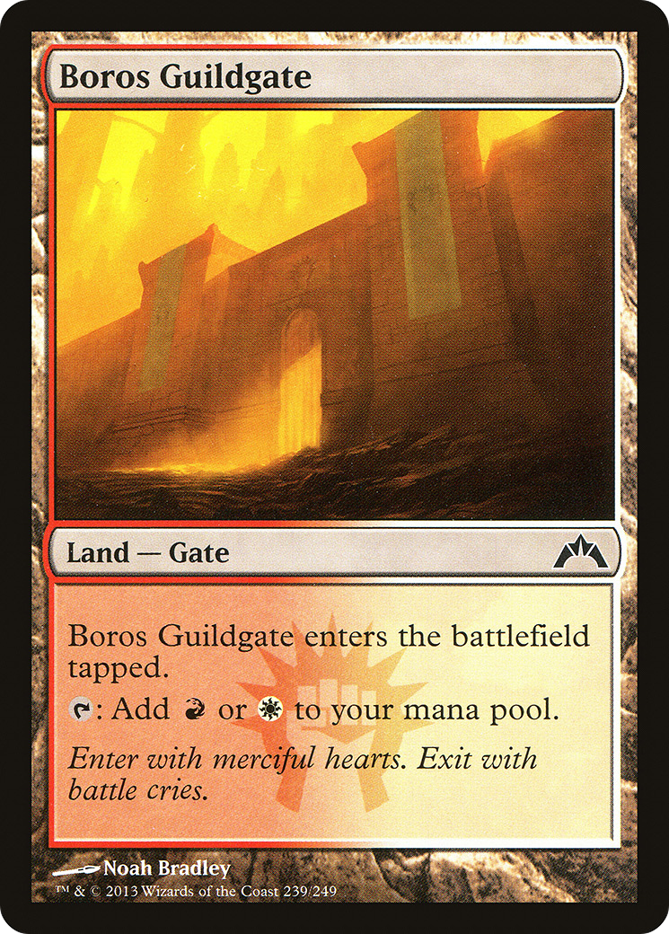 Boros Guildgate (GTC-239) - Gatecrash Foil