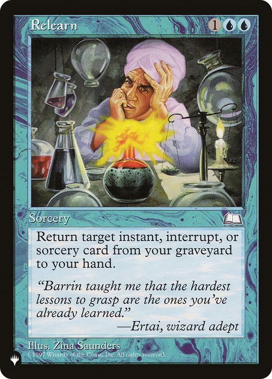 Relearn (LIST-WTH-51) - The List
