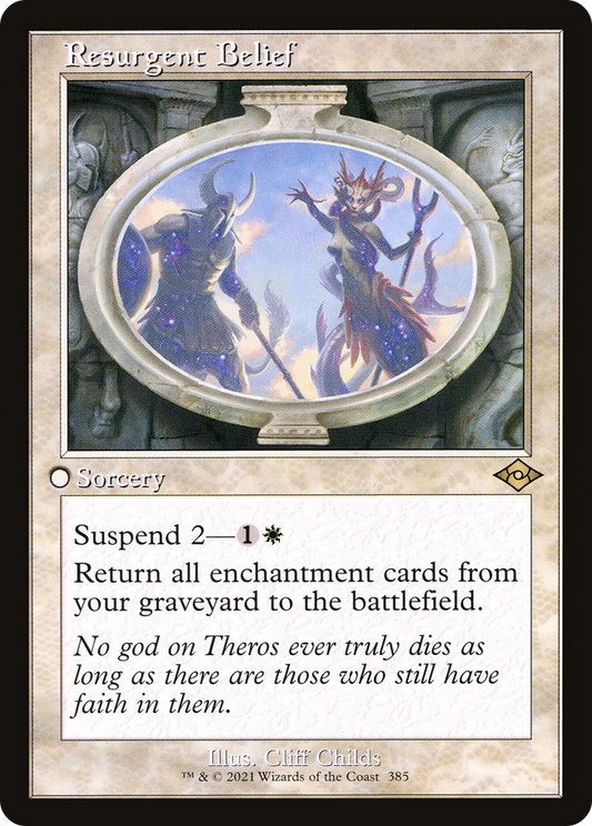 Resurgent Belief (Retro Frame) (MH2-385) - Modern Horizons 2