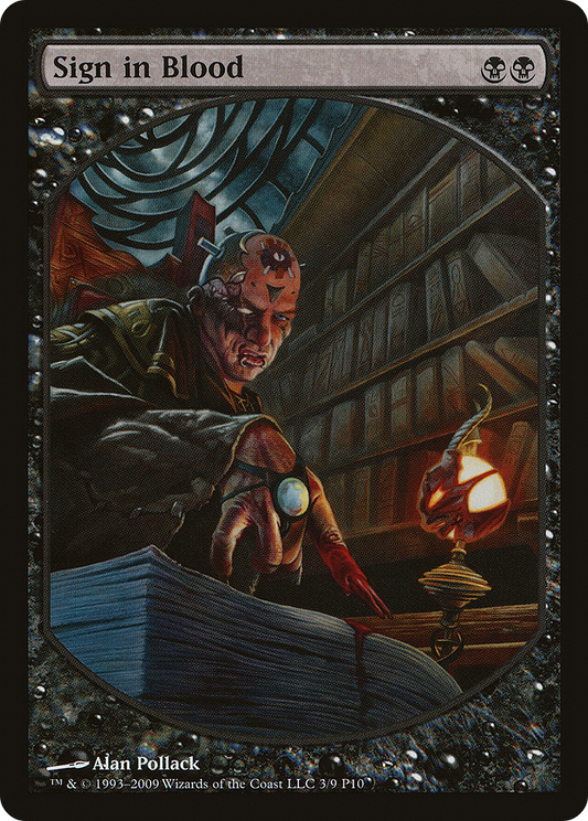 Sign in Blood (P10-003) - Magic Player Rewards 2010