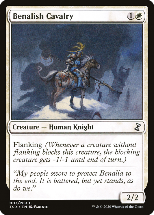 Benalish Cavalry (TSR-007) - Time Spiral Remastered Foil