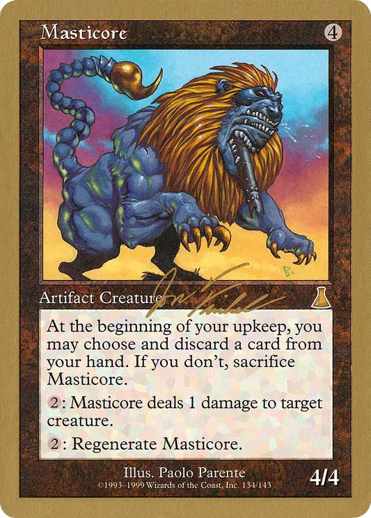 Masticore (WC00-JF134) - World Championship Decks 2000