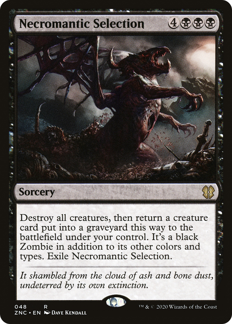 Necromantic Selection (ZNC-048) - Zendikar Rising Commander