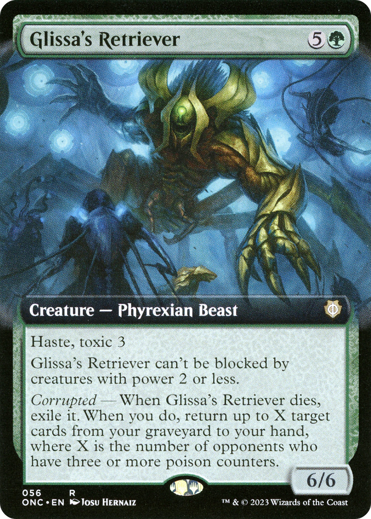 Glissa's Retriever (ONC-056) - Phyrexia: All Will Be One Commander: (Extended Art)