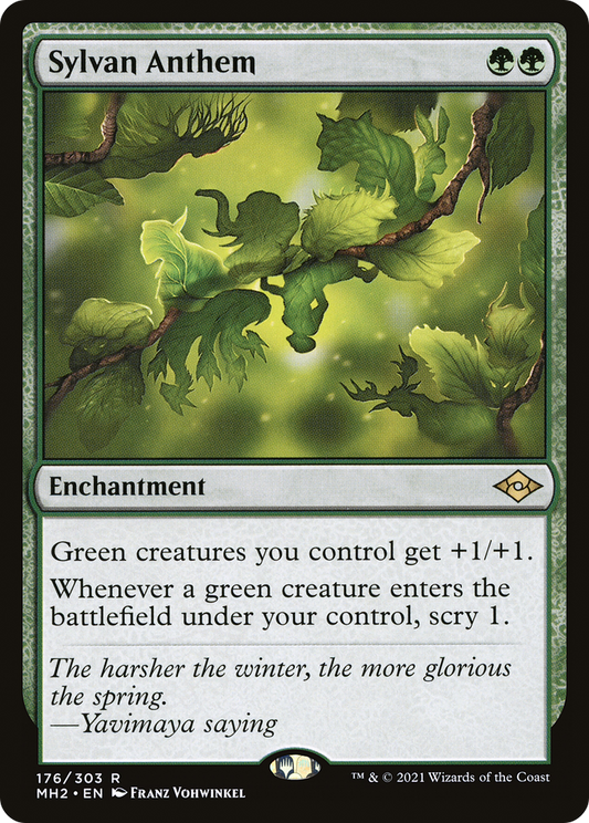 Sylvan Anthem (MH2-176) - Modern Horizons 2