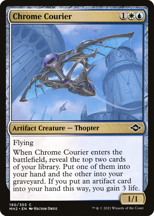 Chrome Courier (MH2-190) - Modern Horizons 2 Foil