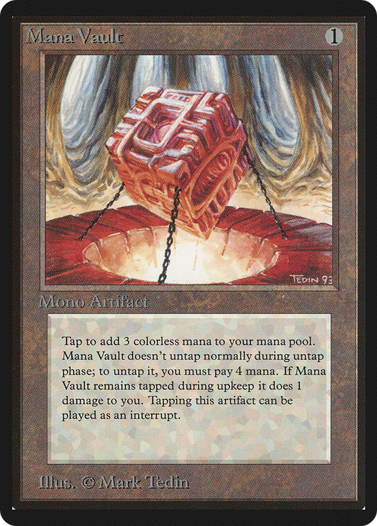 Mana Vault (LEB-260) - Limited Edition Beta