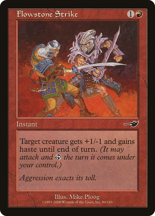 Flowstone Strike (NEM-084) - Nemesis Foil