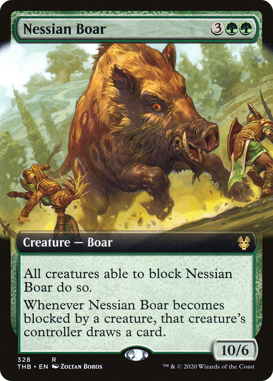 Nessian Boar (THB-328) - Theros Beyond Death: (Extended Art)