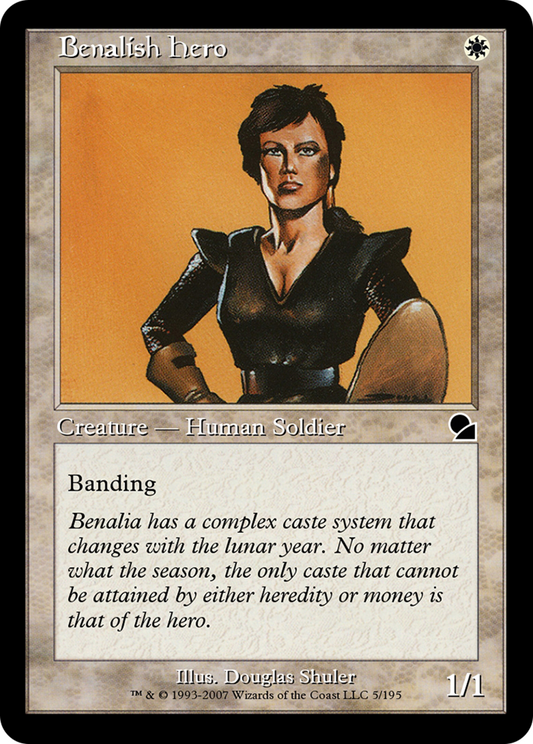 Benalish Hero (ME1-005) - Masters Edition Foil