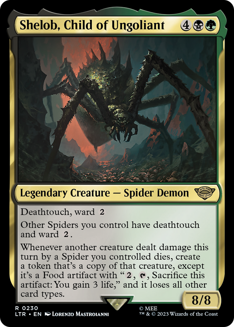 Shelob, Child of Ungoliant (LTR-230) - The Lord of the Rings: Tales of Middle-earth Foil