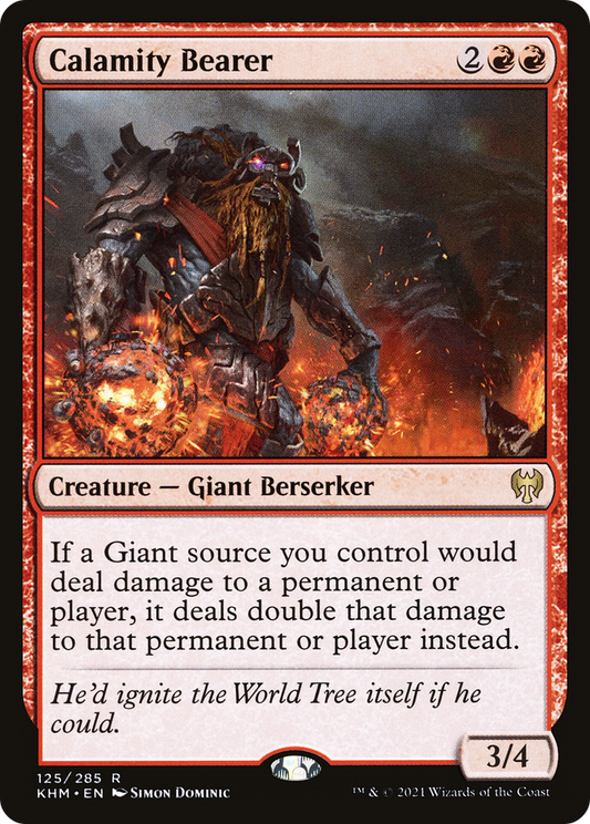 Calamity Bearer  (KHM-125) - Kaldheim Foil