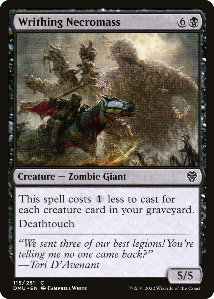 Writhing Necromass (DMU-115) - Dominaria United Foil