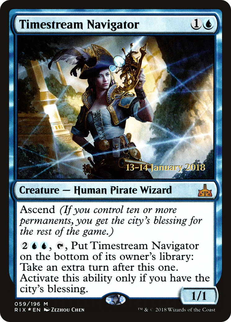 Timestream Navigator (PRE-59S) - Rivals of Ixalan Promos (Prerelease) Foil