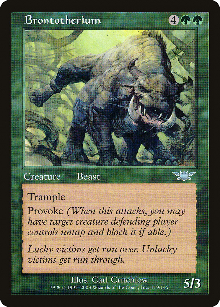 Brontotherium (LGN-119) - Legions Foil