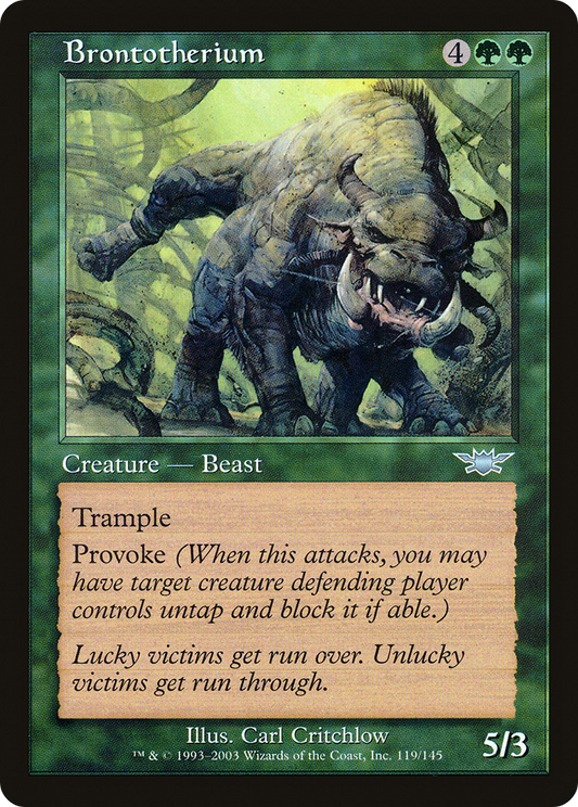 Brontotherium (LGN-119) - Legions Foil