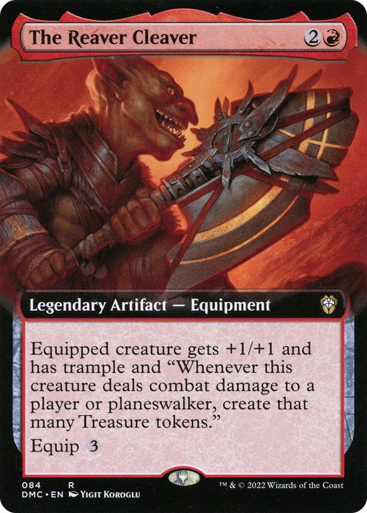 The Reaver Cleaver (DMC-084) - Dominaria United Commander: (Extended Art)