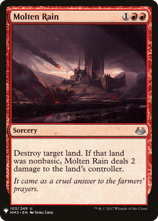 Molten Rain (LIST-MM3-103) - The List