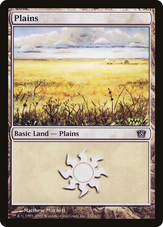 Plains (8ED-332★) - Eighth Edition Foil