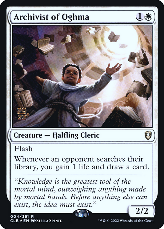 Archivist of Oghma (PRE-04S) - Battle for Baldur's Gate Promos (Prerelease) Foil