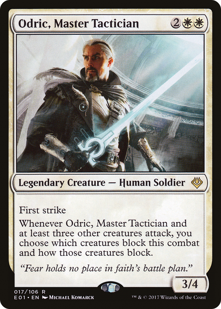 Odric, Master Tactician (E01-017) - Archenemy: Nicol Bolas