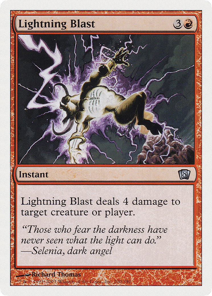 Lightning Blast (8ED-200) - Eighth Edition