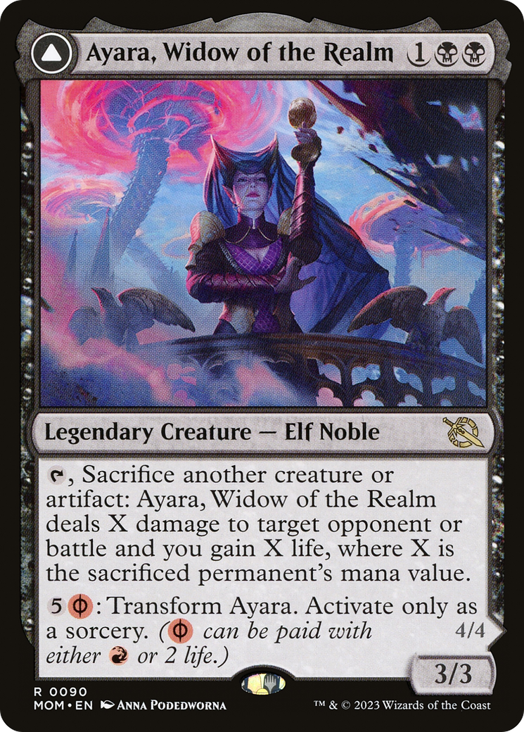 Ayara, Widow of the Realm (MOM-090) - March of the Machine