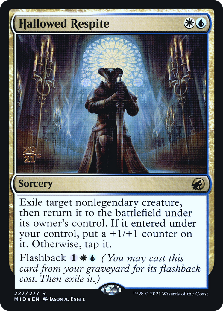 Hallowed Respite (PRE-227S) - Innistrad: Midnight Hunt Promos (Prerelease) Foil