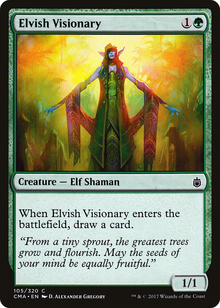 Elvish Visionary (CMA-105) - Commander Anthology