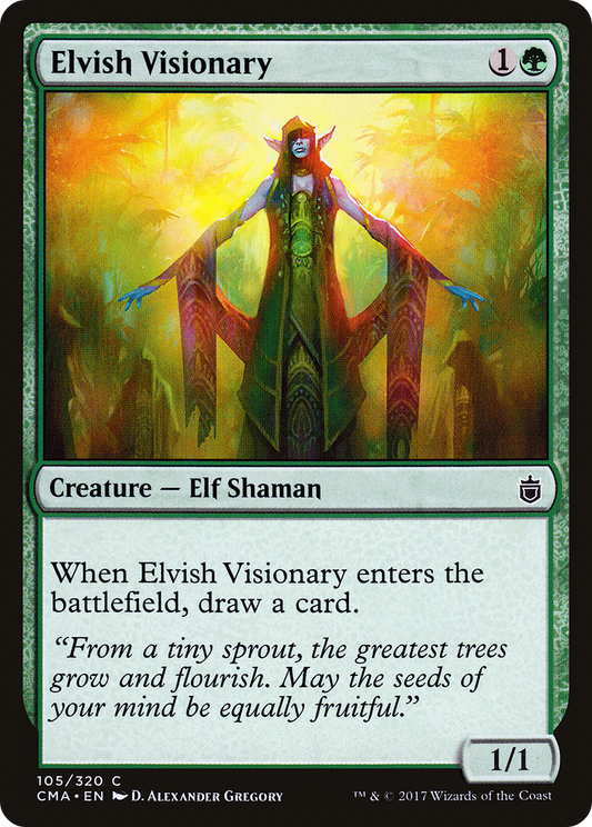 Elvish Visionary (CMA-105) - Commander Anthology