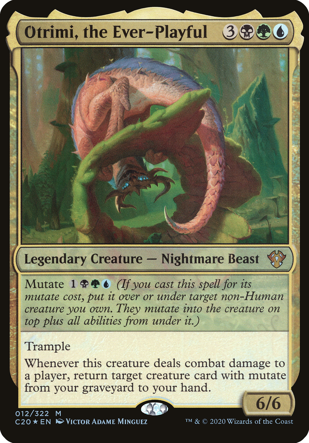 Otrimi, the Ever-Playful (OC20-012) - Commander 2020 Oversized Foil