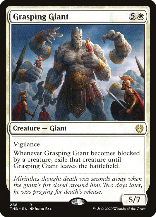 Grasping Giant (THB-288) - Theros Beyond Death