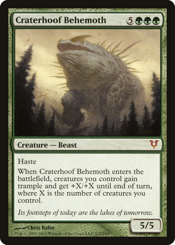 Craterhoof Behemoth (AVR-172) - Avacyn Restored