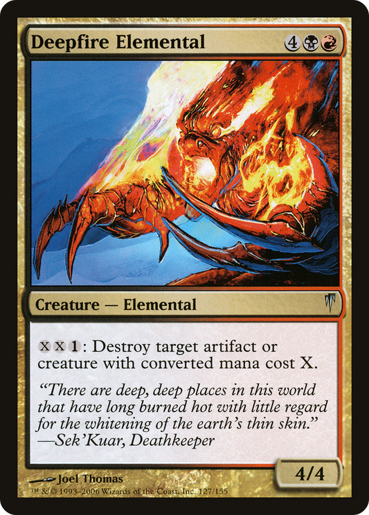 Deepfire Elemental (CSP-127) - Coldsnap Foil