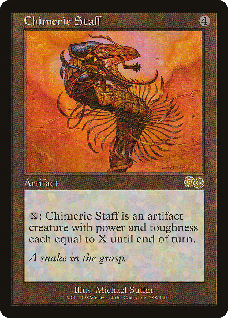 Chimeric Staff (USG-288) - Urza's Saga