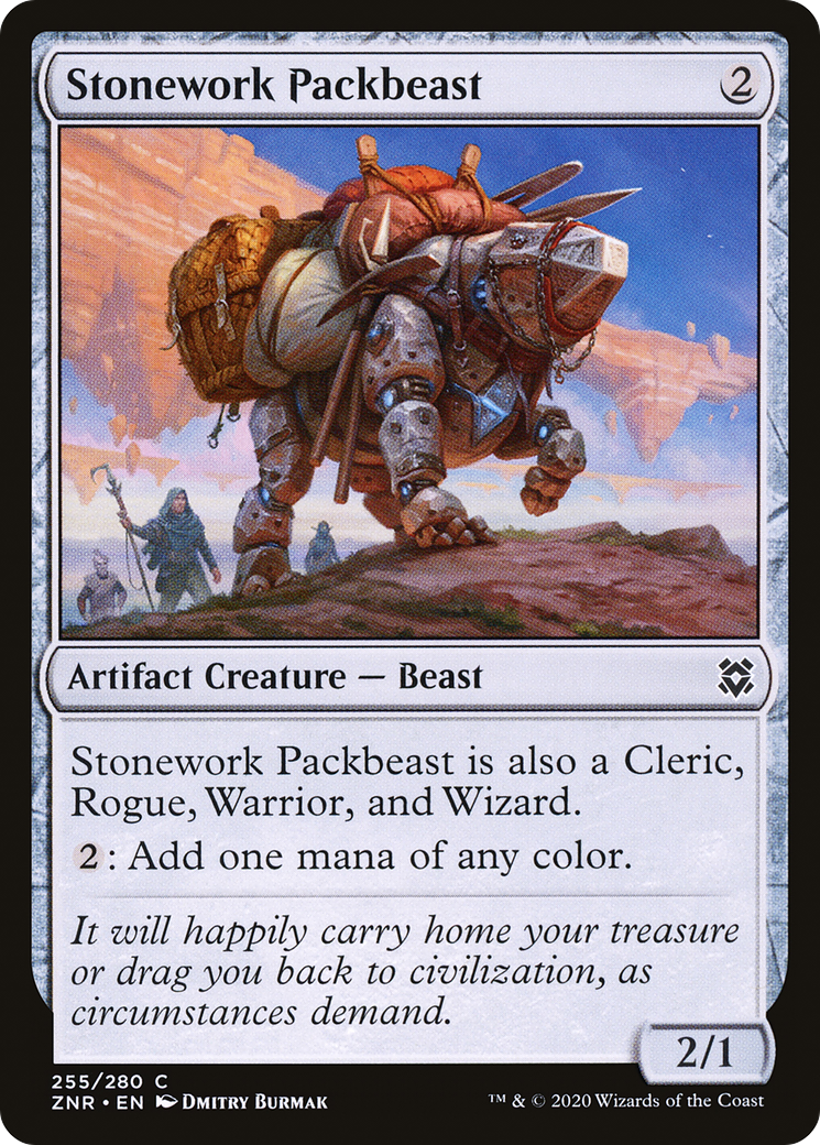 Stonework Packbeast (ZNR-255) - Zendikar Rising