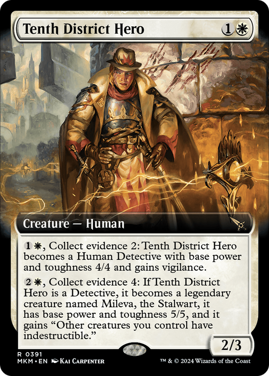 Tenth District Hero (MKM-391) - Murders at Karlov Manor: (Extended Art) Foil