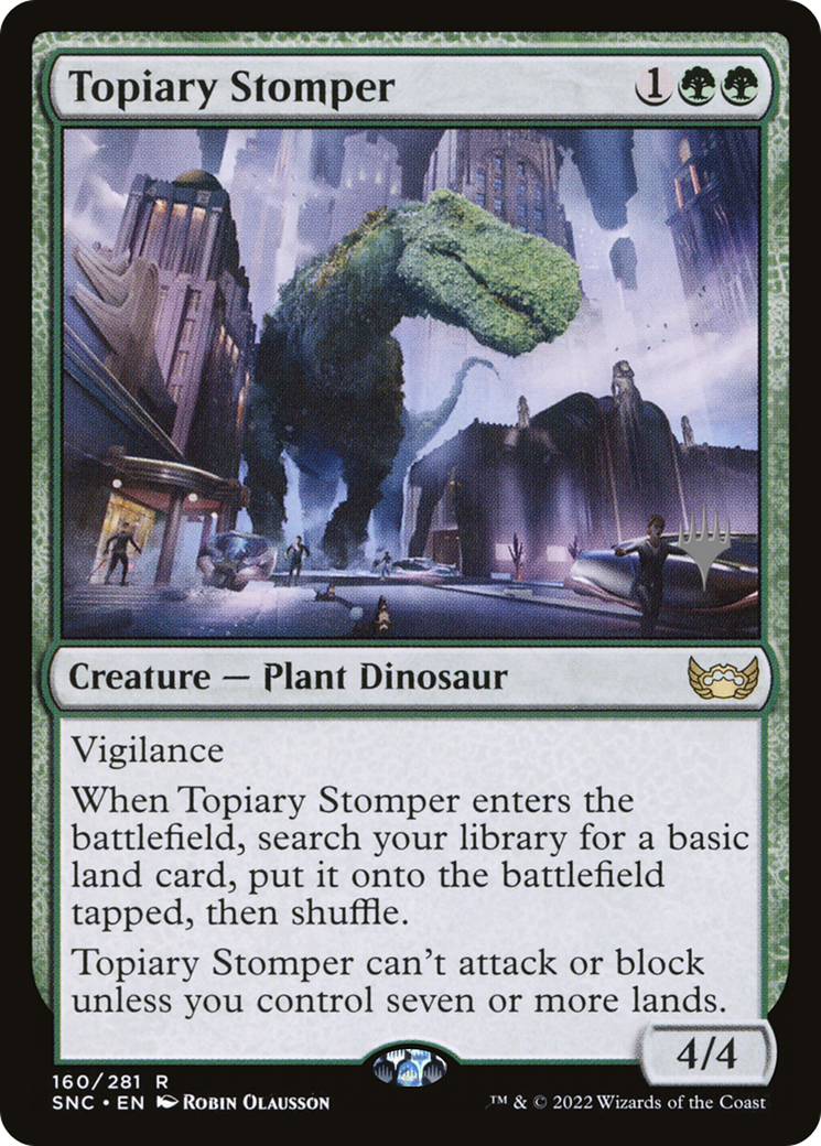 Topiary Stomper (PSNC-160P) - Streets of New Capenna Promos