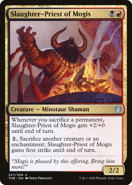 Slaughter-Priest of Mogis (THB-227) - Theros Beyond Death Foil