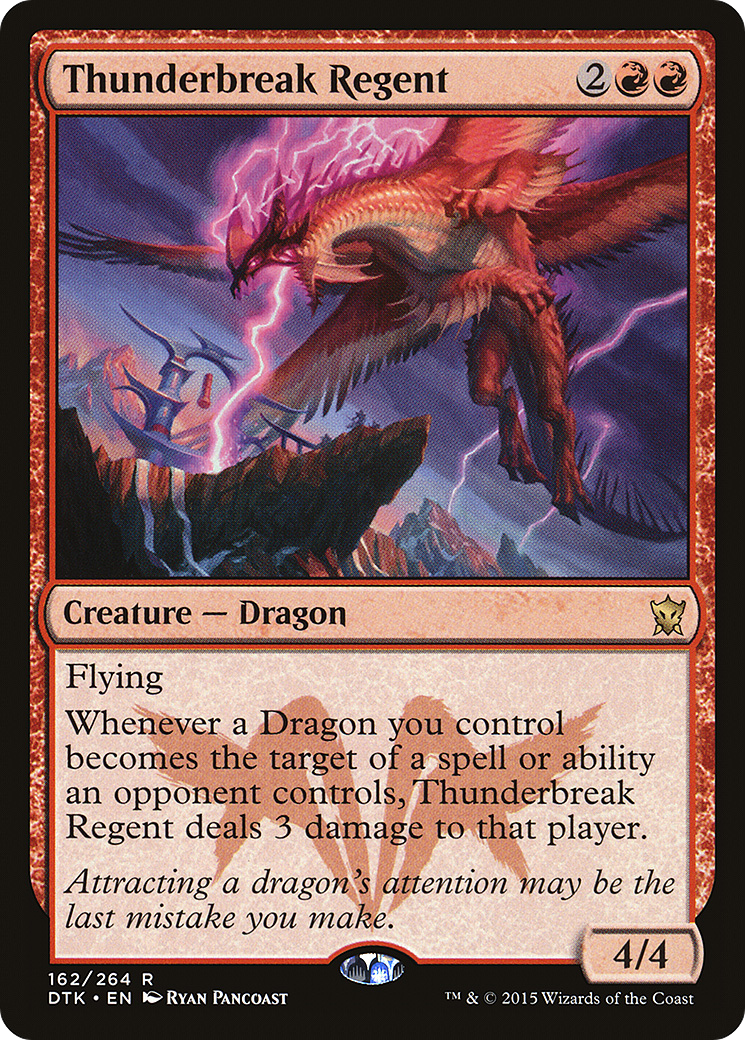 Thunderbreak Regent (DTK-162) - Dragons of Tarkir Foil