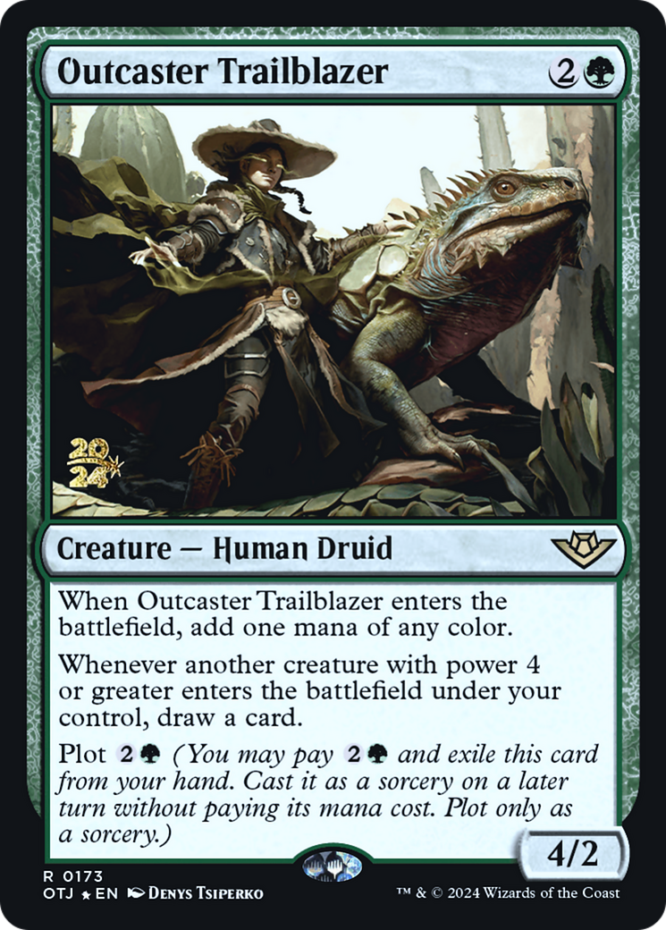 Outcaster Trailblazer (PRE-173) - Outlaws of Thunder Junction Promos (Prerelease) Foil