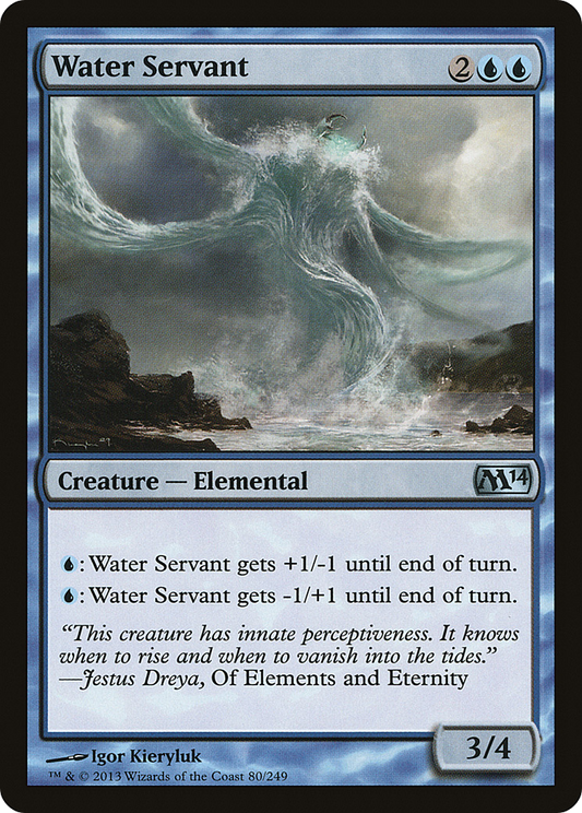 Water Servant (M14-080) - Magic 2014 Foil