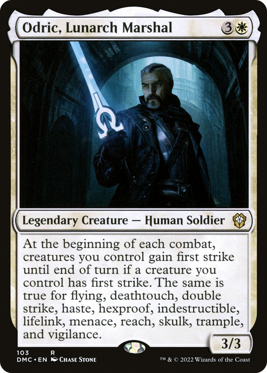 Odric, Lunarch Marshal (DMC-103) - Dominaria United Commander