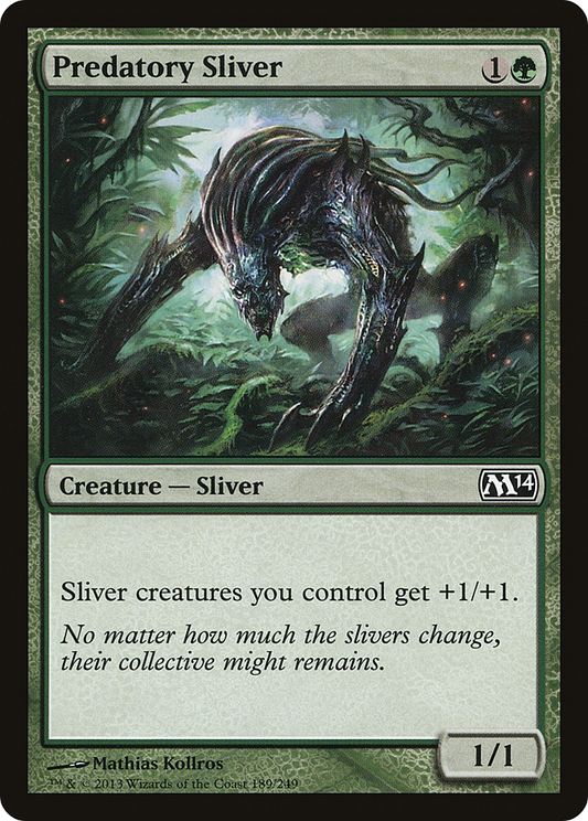 Predatory Sliver (M14-189) - Magic 2014 Foil