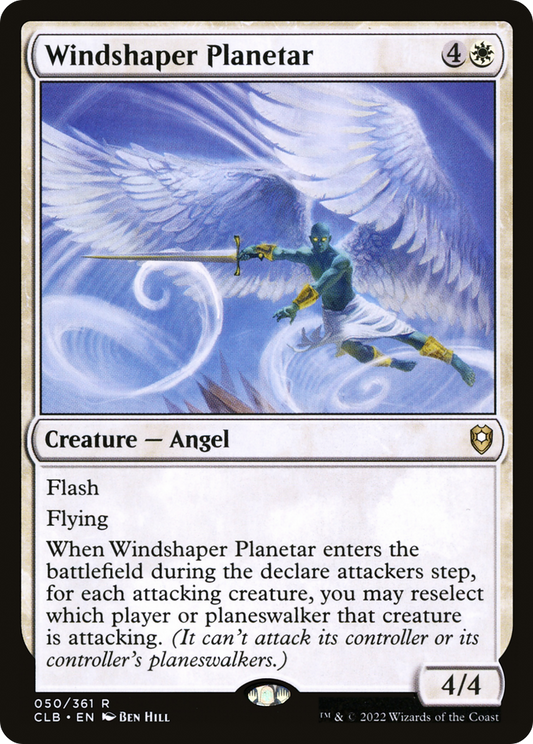 Windshaper Planetar (CLB-050) - Commander Legends: Battle for Baldur's Gate Foil