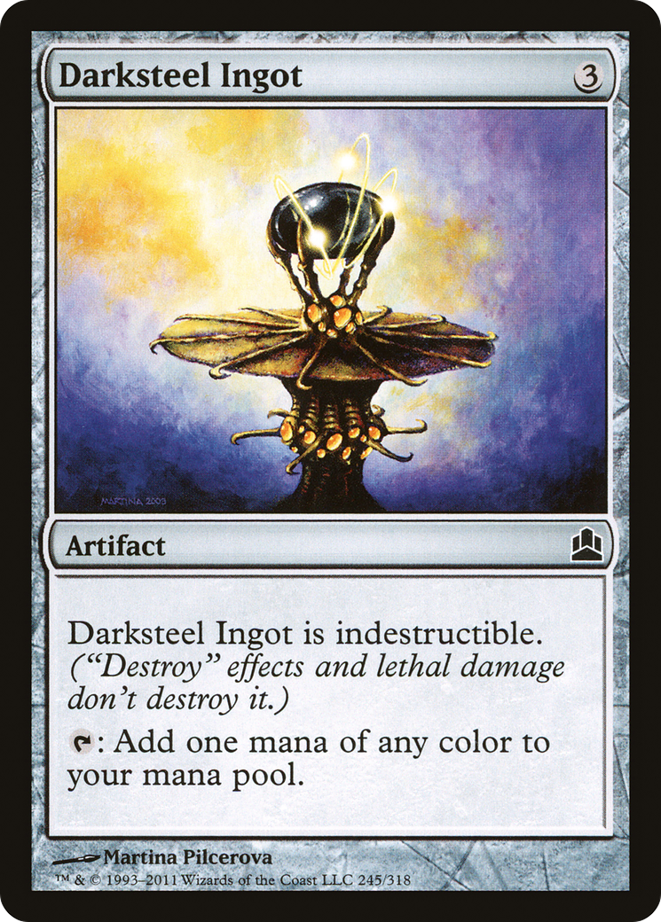 Darksteel Ingot (CMD-245) - Commander 2011