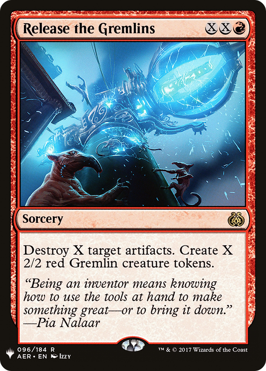 Release the Gremlins (LIST-AER-96) - The List