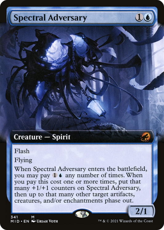 Spectral Adversary (MID-341) - Innistrad: Midnight Hunt: (Extended Art) Foil