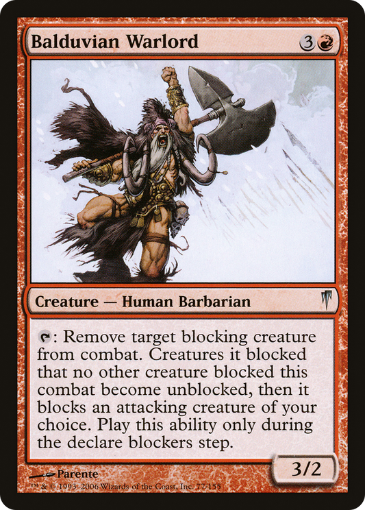 Balduvian Warlord (CSP-077) - Coldsnap Foil