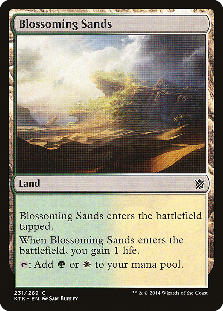 Blossoming Sands (KTK-231) - Khans of Tarkir